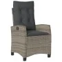 Set comedor de jardín 3 piezas con cojines ratán sintético gris de , Conjuntos de jardín - Ref: Foro24-3212792, Precio: 378,7...