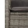 Set comedor de jardín 3 piezas con cojines ratán sintético gris de , Conjuntos de jardín - Ref: Foro24-3212792, Precio: 378,7...