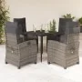 Set comedor de jardín 5 piezas con cojines ratán sintético gris von , Gartensets - Ref: Foro24-3212784, Preis: 727,44 €, Raba...