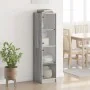 Aparador con puertas de vidrio gris Sonoma 35x37x142 cm de , Aparadores - Ref: Foro24-836439, Precio: 113,76 €, Descuento: %