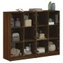 Estantería con puertas madera marrón roble 136x37x109 cm von , Sideboards - Ref: Foro24-3206516, Preis: 237,87 €, Rabatt: %