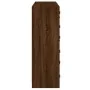 Estantería con puertas madera marrón roble 136x37x109 cm von , Sideboards - Ref: Foro24-3206516, Preis: 237,87 €, Rabatt: %