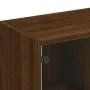 Estantería con puertas madera marrón roble 136x37x109 cm von , Sideboards - Ref: Foro24-3206516, Preis: 237,87 €, Rabatt: %