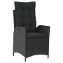 Set de muebles jardín 5 pzas con cojines ratán sintético negro by , Garden sets - Ref: Foro24-3213188, Price: 628,35 €, Disco...