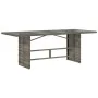 Set comedor jardín 7 pzas y cojines ratán sintético gris by , Garden sets - Ref: Foro24-3213356, Price: 1,00 €, Discount: %