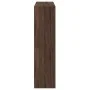 Estantería con puertas madera marrón roble 136x37x142 cm de , Aparadores - Ref: Foro24-3206523, Precio: 246,94 €, Descuento: %