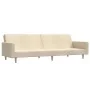 Sofá cama de 2 plazas tela color crema by , Sofas - Ref: Foro24-375730, Price: 258,25 €, Discount: %