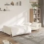 Sofá cama de 2 plazas tela color crema by , Sofas - Ref: Foro24-375730, Price: 258,25 €, Discount: %