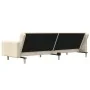 Sofá cama de 2 plazas tela color crema by , Sofas - Ref: Foro24-375730, Price: 258,25 €, Discount: %