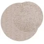 Alfombra peluda de pelo largo moderna PAMPLONA beige Ø 120 cm by , Rugs - Ref: Foro24-375223, Price: 32,09 €, Discount: %