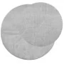Alfombra de pelo corto look escandinavo IZA gris Ø 80 cm von , Teppiche - Ref: Foro24-375457, Preis: 26,90 €, Rabatt: %