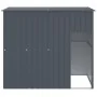 Caseta perros con tejado acero galvanizado gris 214x153x181 cm by , Dog kennels - Ref: Foro24-172371, Price: 305,05 €, Discou...