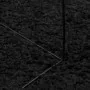 Alfombra peluda de pelo largo moderna PAMPLONA negra 200x200 cm by , Rugs - Ref: Foro24-375282, Price: 83,96 €, Discount: %