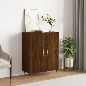 Aparador de madera de ingeniería marrón roble 69,5x34x90 cm by , Sideboards - Ref: Foro24-827707, Price: 76,80 €, Discount: %