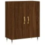 Aparador de madera de ingeniería marrón roble 69,5x34x90 cm de , Aparadores - Ref: Foro24-827707, Precio: 76,77 €, Descuento: %