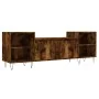 Mueble para TV madera contrachapada roble ahumado 160x35x55 cm by , TV Furniture - Ref: Foro24-831345, Price: 81,11 €, Discou...