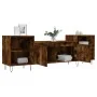 Mueble para TV madera contrachapada roble ahumado 160x35x55 cm by , TV Furniture - Ref: Foro24-831345, Price: 81,11 €, Discou...