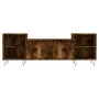 Mueble para TV madera contrachapada roble ahumado 160x35x55 cm by , TV Furniture - Ref: Foro24-831345, Price: 81,11 €, Discou...