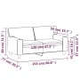 Sofá de 2 plazas de cuero sintético rojo tinto 120 cm by , Sofas - Ref: Foro24-359415, Price: 256,57 €, Discount: %