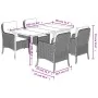 Set comedor de jardín 5 pzas con cojines ratán sintético beige von , Gartensets - Ref: Foro24-3211965, Preis: 583,98 €, Rabat...