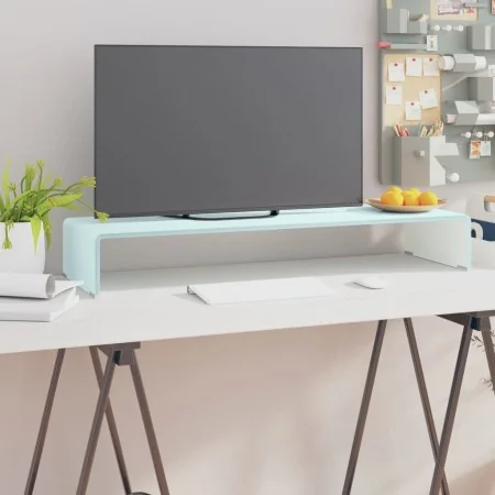 Mueble TV/Elevador de monitor cristal verde 90x30x13 cm von , TV-Möbel - Ref: Foro24-244146, Preis: 86,68 €, Rabatt: %