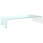 Mueble TV/Elevador de monitor cristal verde 70x30x13 cm by , TV Furniture - Ref: Foro24-244144, Price: 88,38 €, Discount: %