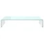 Mueble TV/Elevador de monitor cristal verde 70x30x13 cm by , TV Furniture - Ref: Foro24-244144, Price: 88,38 €, Discount: %