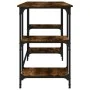Escritorio metal madera ingeniería roble ahumado 140x50x75 cm von , Schreibtische - Ref: Foro24-845328, Preis: 88,25 €, Rabat...
