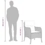 Set comedor jardín 7 pzas y cojines ratán sintético gris by , Garden sets - Ref: Foro24-3211952, Price: 790,74 €, Discount: %