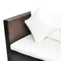 Set muebles de jardín 4 piezas y cojines ratán sintético marrón de , Conjuntos de jardín - Ref: Foro24-42990, Precio: 421,25 ...