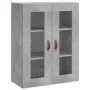 Armario de pared gris hormigón 69,5x34x90 cm de , Aparadores - Ref: Foro24-828456, Precio: 95,58 €, Descuento: %