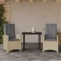 Set comedor de jardín 3 pzas con cojines ratán sintético beige by , Garden sets - Ref: Foro24-3212390, Price: 360,17 €, Disco...