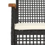Set de muebles jardín 5 pzas con cojines ratán sintético negro by , Garden sets - Ref: Foro24-3213597, Price: 341,37 €, Disco...