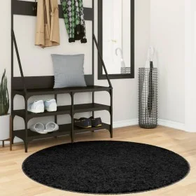 Alfombra peluda de pelo largo moderna PAMPLONA negro Ø 120 cm von , Teppiche - Ref: Foro24-375289, Preis: 41,66 €, Rabatt: %