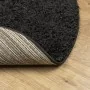 Alfombra peluda de pelo largo moderna PAMPLONA negro Ø 120 cm by , Rugs - Ref: Foro24-375289, Price: 41,66 €, Discount: %