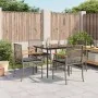 Set comedor de jardín 5 piezas con cojines ratán sintético gris by , Garden sets - Ref: Foro24-3213611, Price: 352,59 €, Disc...