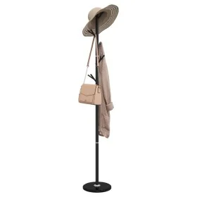 Perchero de hierro con recubrimiento en polvo negro 175 cm by , Hat and coat racks - Ref: Foro24-377103, Price: 46,11 €, Disc...