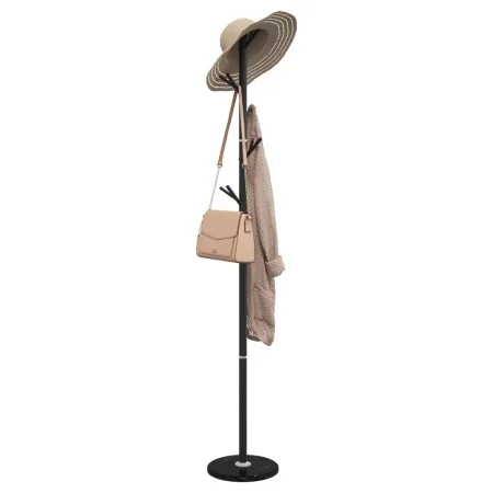 Perchero de hierro con recubrimiento en polvo negro 175 cm by , Hat and coat racks - Ref: Foro24-377103, Price: 46,11 €, Disc...