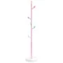 Perchero de hierro con recubrimiento en polvo rosa 172 cm von , Hut- und Garderobenständer - Ref: Foro24-377090, Preis: 45,68...