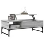 Mesa de centro madera ingeniería metal gris Sonoma 100x50x35 cm by , Coffee table - Ref: Foro24-845394, Price: 87,89 €, Disco...
