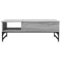 Mesa de centro madera ingeniería metal gris Sonoma 100x50x35 cm by , Coffee table - Ref: Foro24-845394, Price: 87,89 €, Disco...