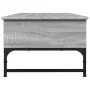 Mesa de centro madera ingeniería metal gris Sonoma 100x50x35 cm by , Coffee table - Ref: Foro24-845394, Price: 87,89 €, Disco...