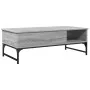 Mesa de centro madera ingeniería metal gris Sonoma 100x50x35 cm by , Coffee table - Ref: Foro24-845394, Price: 87,89 €, Disco...