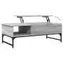 Mesa de centro madera ingeniería metal gris Sonoma 100x50x35 cm by , Coffee table - Ref: Foro24-845394, Price: 87,89 €, Disco...