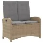 Set comedor de jardín 2 pzas con cojines ratán sintético beige von , Gartensets - Ref: Foro24-3277370, Preis: 296,40 €, Rabat...