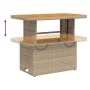 Set comedor de jardín 2 pzas con cojines ratán sintético beige von , Gartensets - Ref: Foro24-3277370, Preis: 296,40 €, Rabat...