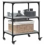 Carrito de cocina madera de ingeniería gris Sonoma 60x41x76 cm von , Küchen- und Speisewagen - Ref: Foro24-842304, Preis: 63,...