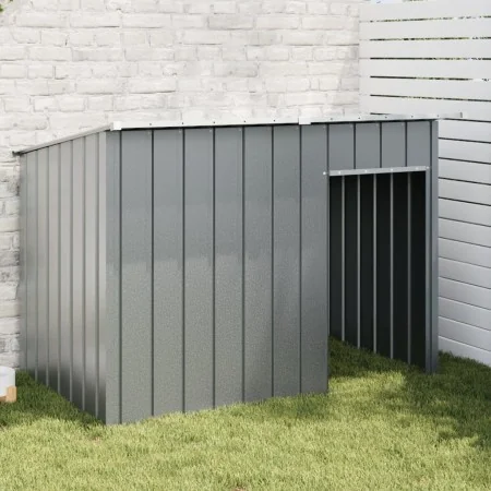 Caseta perros con tejado acero galvanizado gris 153x91x110 cm von , Hundehütten - Ref: Foro24-172572, Preis: 165,89 €, Rabatt: %