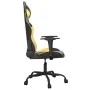 Silla gaming de masaje cuero sintético negro y dorado by , Gaming chairs - Ref: Foro24-345401, Price: 112,34 €, Discount: %
