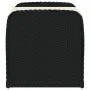 Banco de almacenaje con cojín ratán sintético negro 80x51x52 cm by , garden benches - Ref: Foro24-365730, Price: 123,94 €, Di...